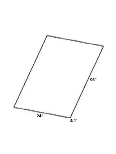 Blue Shaker 24inch Panel Fp2496