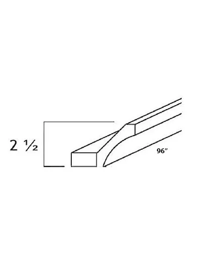 Blue Shaker Cove Crown Molding Acm8 C