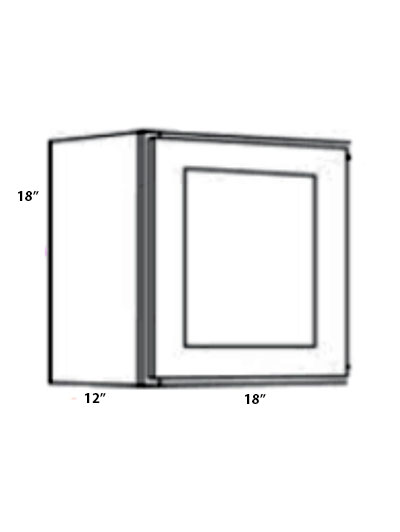 Rockport White 18″x18″ Single Door Wall Cabinet