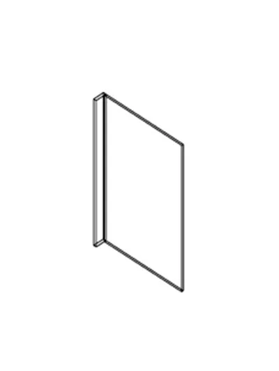 AW-REP2496(3)-.75″: Ice White Shaker 24″ Deep Refrigerator End Panel