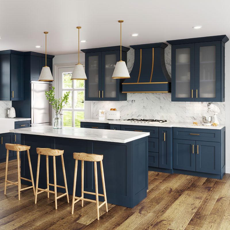 Blue Shaker Kitchen Cabinets | CabinetSelect.com
