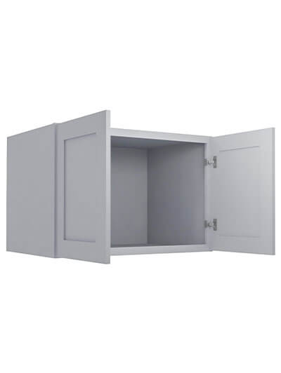 Lait Grey Shaker 36 in. W x 24 in. D x 24 in. H Refrigerator Wall Cabinet