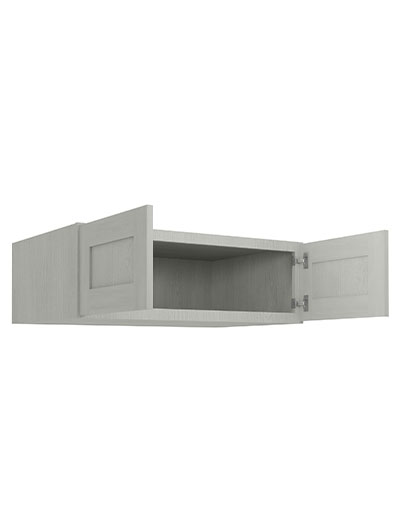 AN-W361224B: Nova Light Grey Shaker 36″ Refrigerator Wall Cabinet 24″ deep