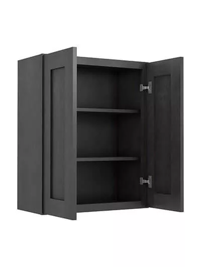 AG-W2730B: Greystone Shaker 27″ Double Door Wall Cabinet