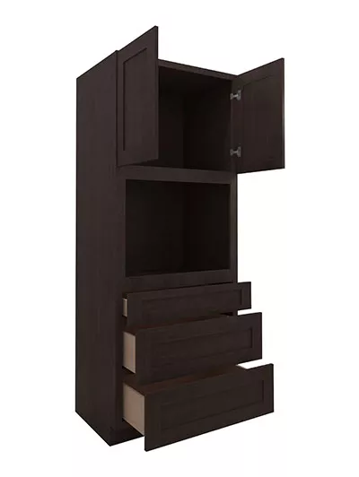 AP-OC3384B: Pepper Shaker 33″ 3 Drawer 2 Door Oven Cabinet