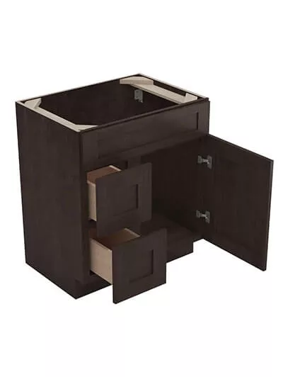 AP-S3021DL-34-1/2″: Pepper Shaker 30″ Left Drawers (2) Vanity