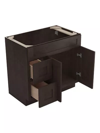 AP-S3621BDL-34-1/2″: Pepper Shaker 36″ Left Drawers (2) Vanity