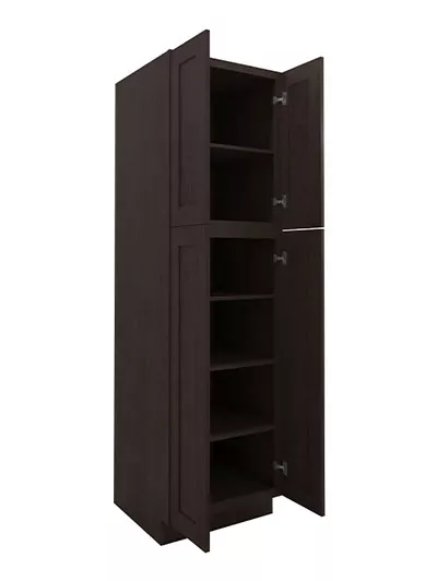 AP-WP2490B: Pepper Shaker 24″ 4 Door Pantry Cabinet