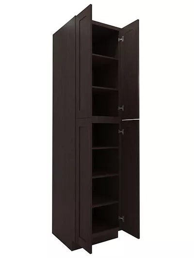AP-WP2496B: Pepper Shaker 24″ 4 Door Pantry Cabinet