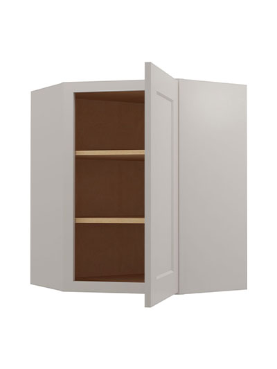 SD-DCW2430: Shaker Dove 30″ High Diagonal Wall Cabinet