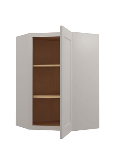 SD-DCW2436: Shaker Dove 36″ High Diagonal Wall Cabinet