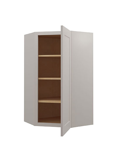 SD-DCW2442: Shaker Dove 42″ High Diagonal Wall Cabinet
