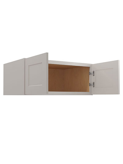 SD-W361524: Shaker Dove 36″ Wall Refrigerator Cabinets 15″ H (24″ Deep)