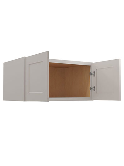 SD-W361824: Shaker Dove 36″ Wall Refrigerator Cabinets 18″ H (24″ Deep)