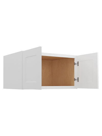 WS-W331824: Shaker White 33″ Wall Refrigerator Cabinet 18″ H (24″ Deep)