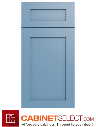 Xterra Blue Shaker Door Sample | CabinetSelect.com