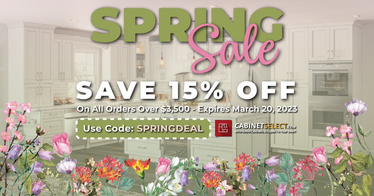 Kitchen Cabinet Spring Sale | CabinetSelect.com