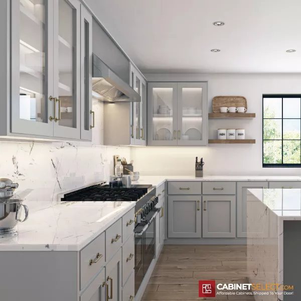 Grey Kitchen White Cabinets: Transform Your Space