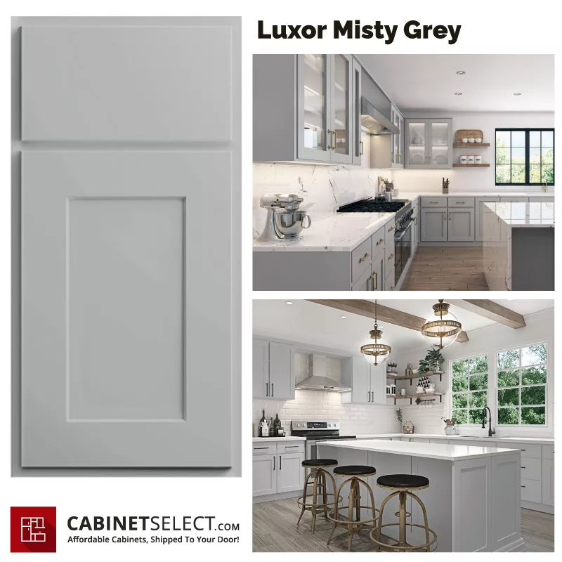 その他 kitchen mod v2 Buy Luxor Misty Grey Kitchen Cabinets | CabinetSelect.com