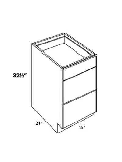 Luxor Misty Grey Vdb15 Ha Vanity Drawer Base Ada