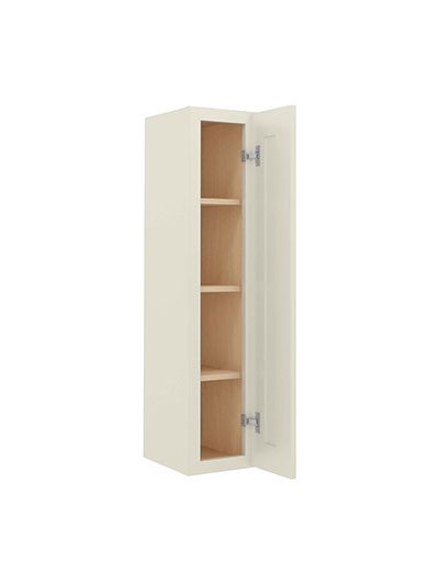 SA-W0942: Shaker Antique White 9″ Single Door 42″ High Wall Cabinet