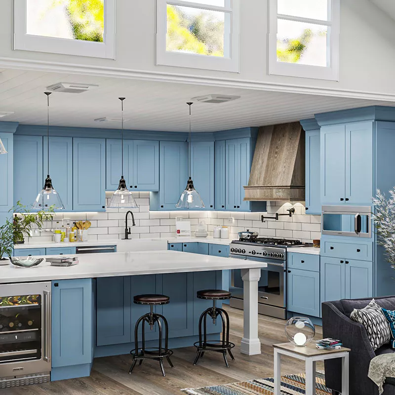 Xterra Blue Shaker Forevermark Cabinetry