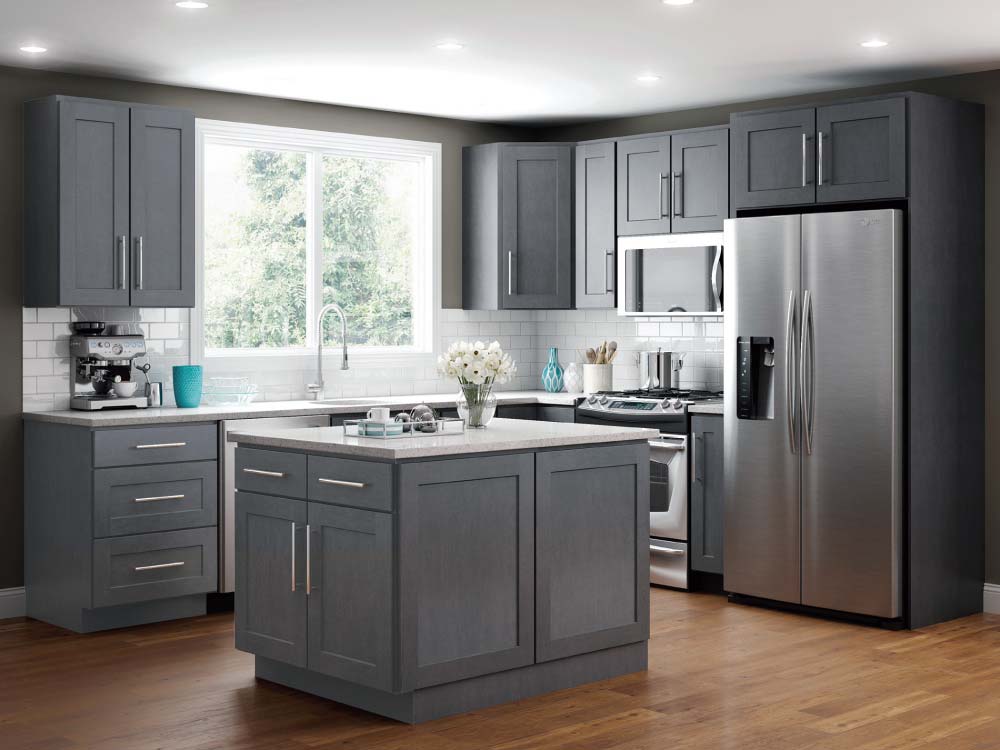 Greystone Shaker Kitchen Cabinets | Kitchen Design Inspiration | Cabinetselect.com