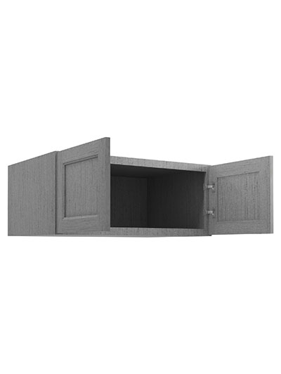TG-W361524B: Midtown Grey 36″ Refrigerator Wall Cabinet 24″ deep