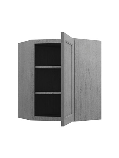 TG-WDC2430: Midtown Grey 24″ Diagonal Corner Wall Cabinet