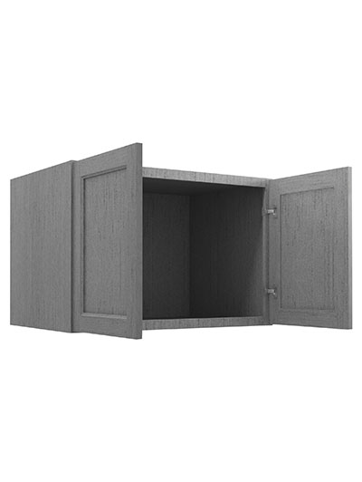 TG-W362424B: Midtown Grey 36″ Refrigerator Wall Cabinet 24″ deep