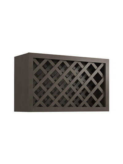 TS-W3018WR: Townsquare Grey 30″ Wine Rack Wall Cabinet