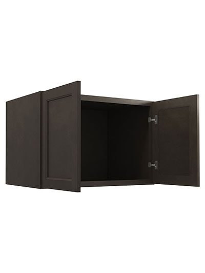 TS-W362424B: Townsquare Grey 36″ Refrigerator Wall Cabinet 24″ deep