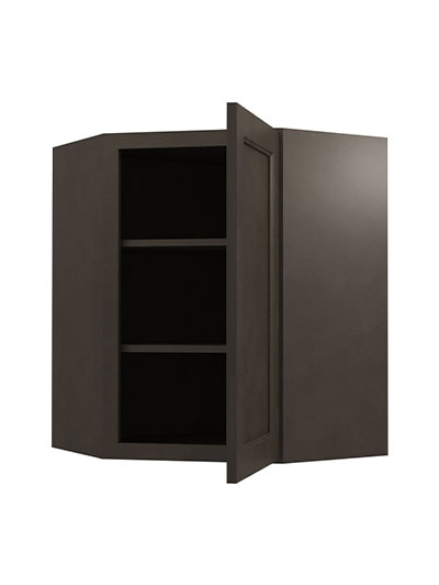 TS-WDC2430: Townsquare Grey 24″ Diagonal Corner Wall Cabinet
