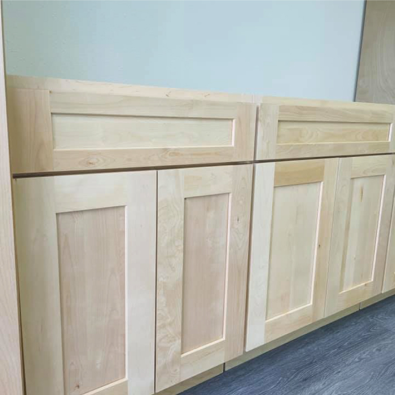 Unfinished Shaker Kitchen Cabinet Single Drawer | CabinetSelect.com