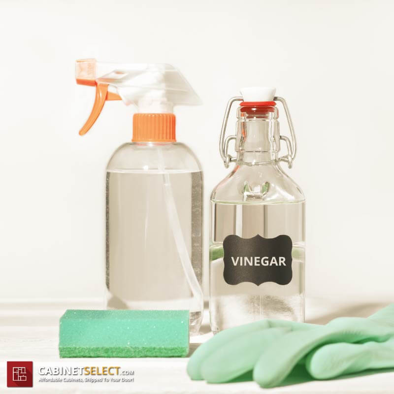 Natural Cabinet Cleaning - Vinegar