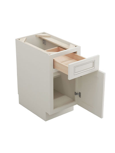 TQ-B15: Townplace Crema 15″ 1 Drawer 1 Door Base Cabinet