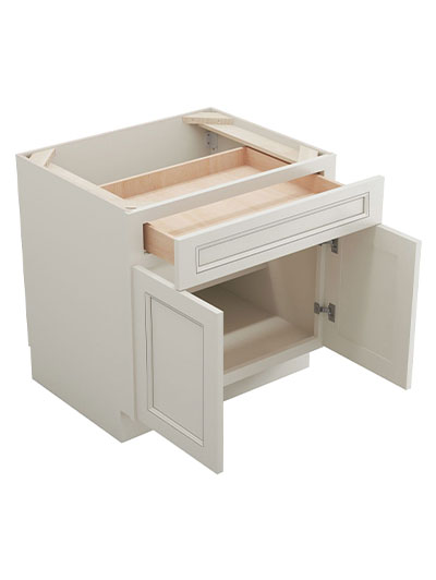 TQ-B30B: Townplace Crema 30″ 1 Drawer 2 Door Base Cabinet