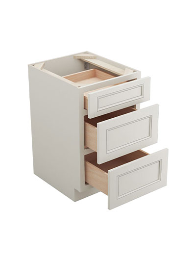 TQ-DB21(3): Townplace Crema 21″ 3 Drawer Base Cabinet