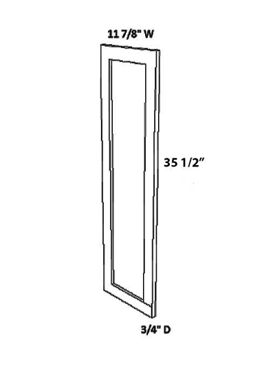 Unfinished Shaker Wall Dummy Door W12″ x H36″