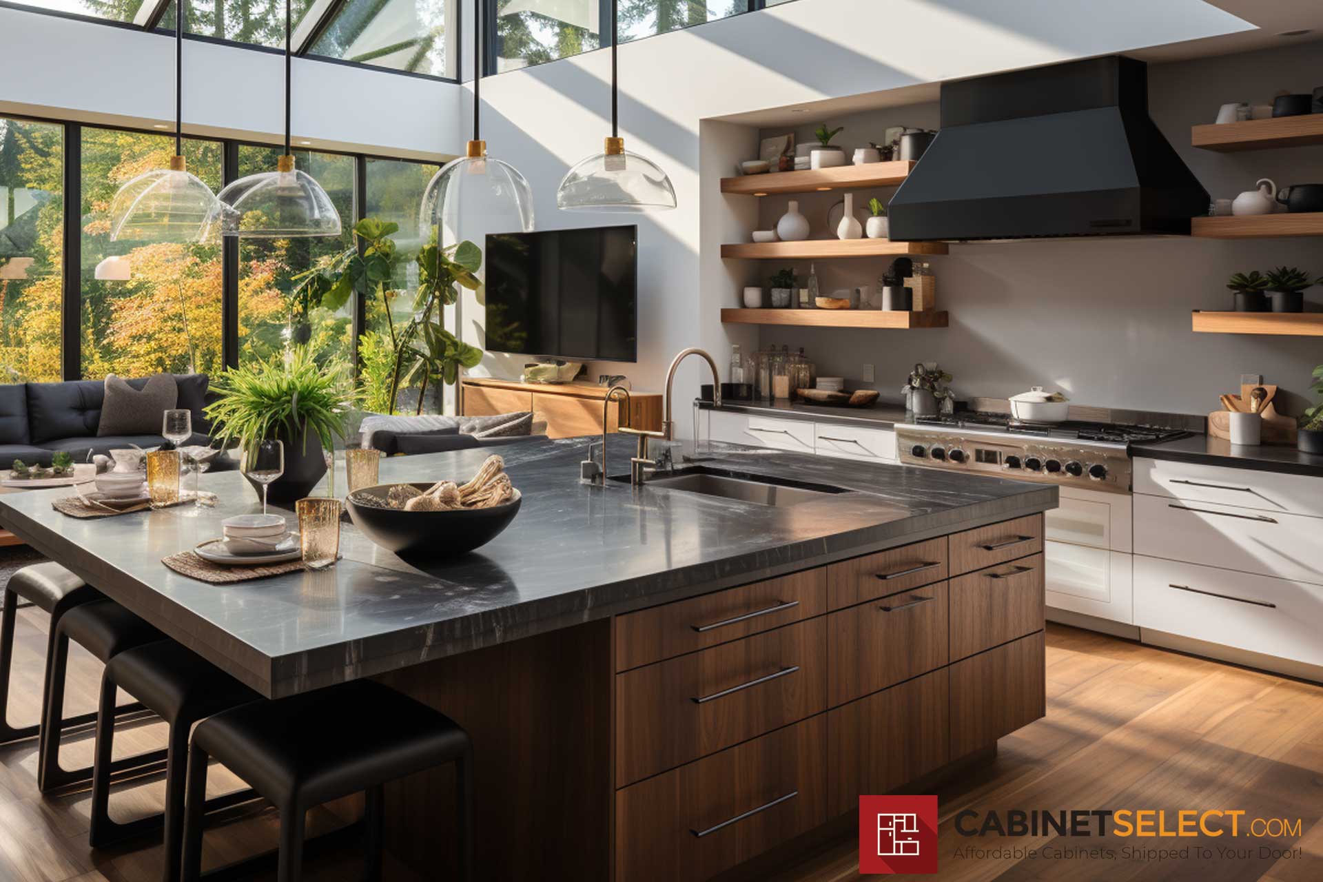 Elevate Your Kitchen  Embrace Modernity with Black Kitchen Ideas