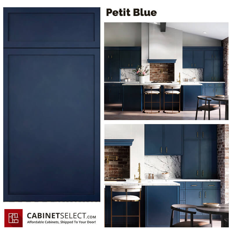 Petit Blue Forevermark Cabinets | CabinetSelect.com