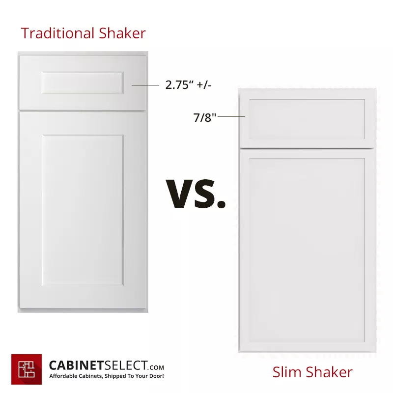 Slim Shaker Cabinets for Sale | CabinetSelect.com