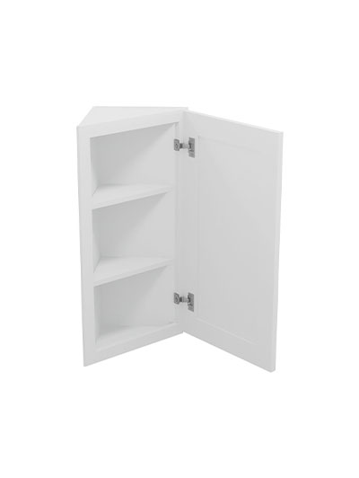 GW-AW36: Gramercy White 36″ Angled Wall End Cabinet