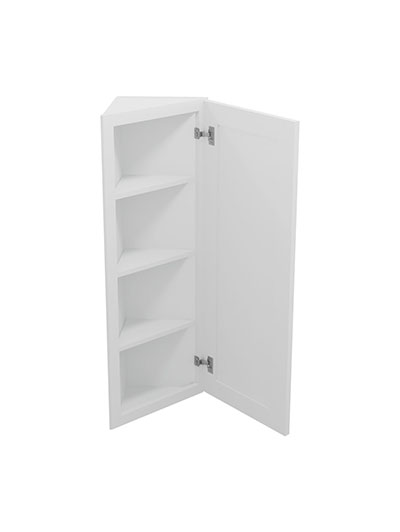 GW-AW42: Gramercy White 42″ Angled Wall End Cabinet