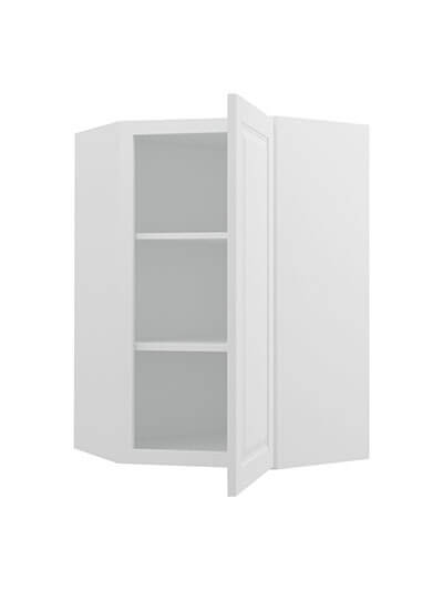 GW-WDC2436: Gramercy White 24″ Diagonal Corner Wall Cabinet