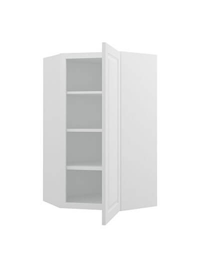 GW-WDC2442: Gramercy White 24″ Diagonal Corner Wall Cabinet