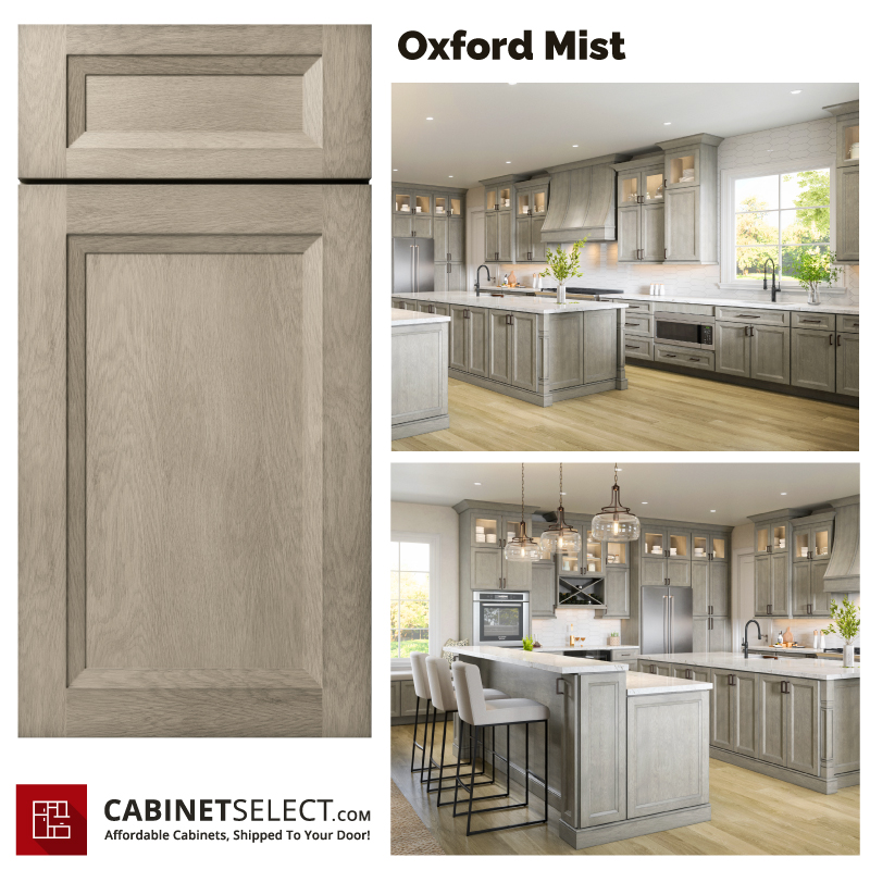 Oxford Mist Kitchen Cabinet Line