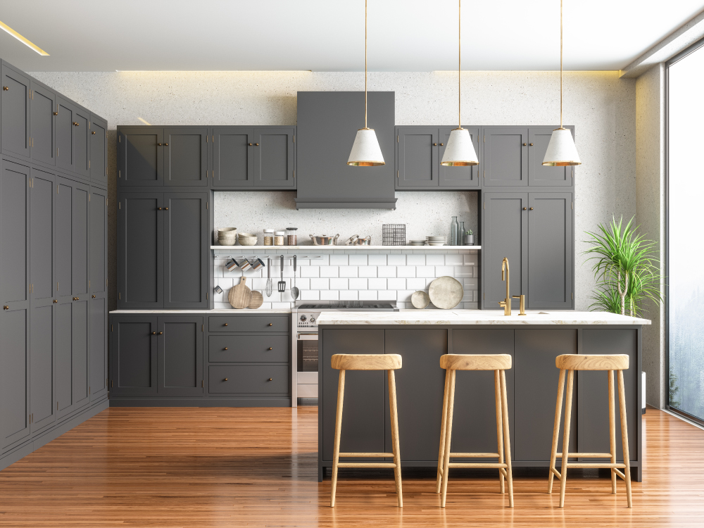 Shaker Grey Kitchen Cabinets | Kitchen Design Inspiration | Cabinetselect.com