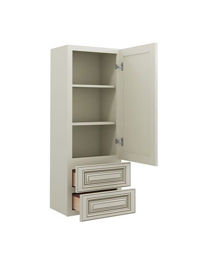 SL-W2D1848: Signature Pearl 18″ 2 Drawer Wall Cabinet