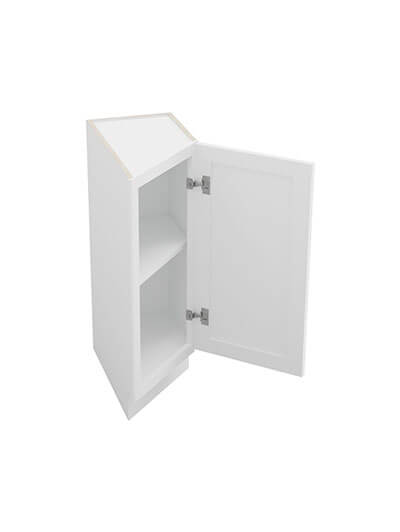 TW-BTC12R: Uptown White 12″ Angle Base End Cabinet